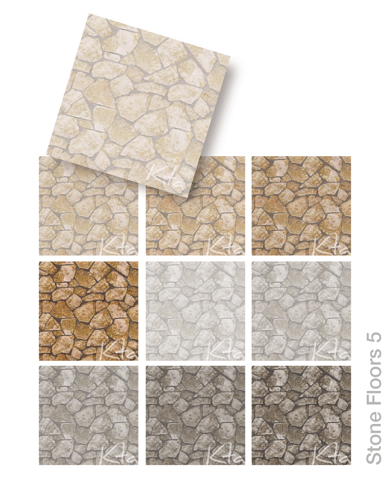 Уличная кампенная плитка Stone Floors 5&6